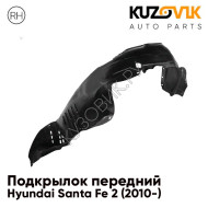 Подкрылок передний правый Hyundai Santa Fe 2 (2010-) рестайлинг KUZOVIK