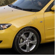 Крыло переднее левое с отверстием в цвет кузова Mazda 3 BK (2003-2009) седан