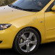 Крыло переднее левое с отверстием в цвет кузова Mazda 3 BK (2003-2009) седан